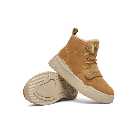 天美意2024冬新款商场同款疯狂动物城联名复古女雪地靴CPP45DD4