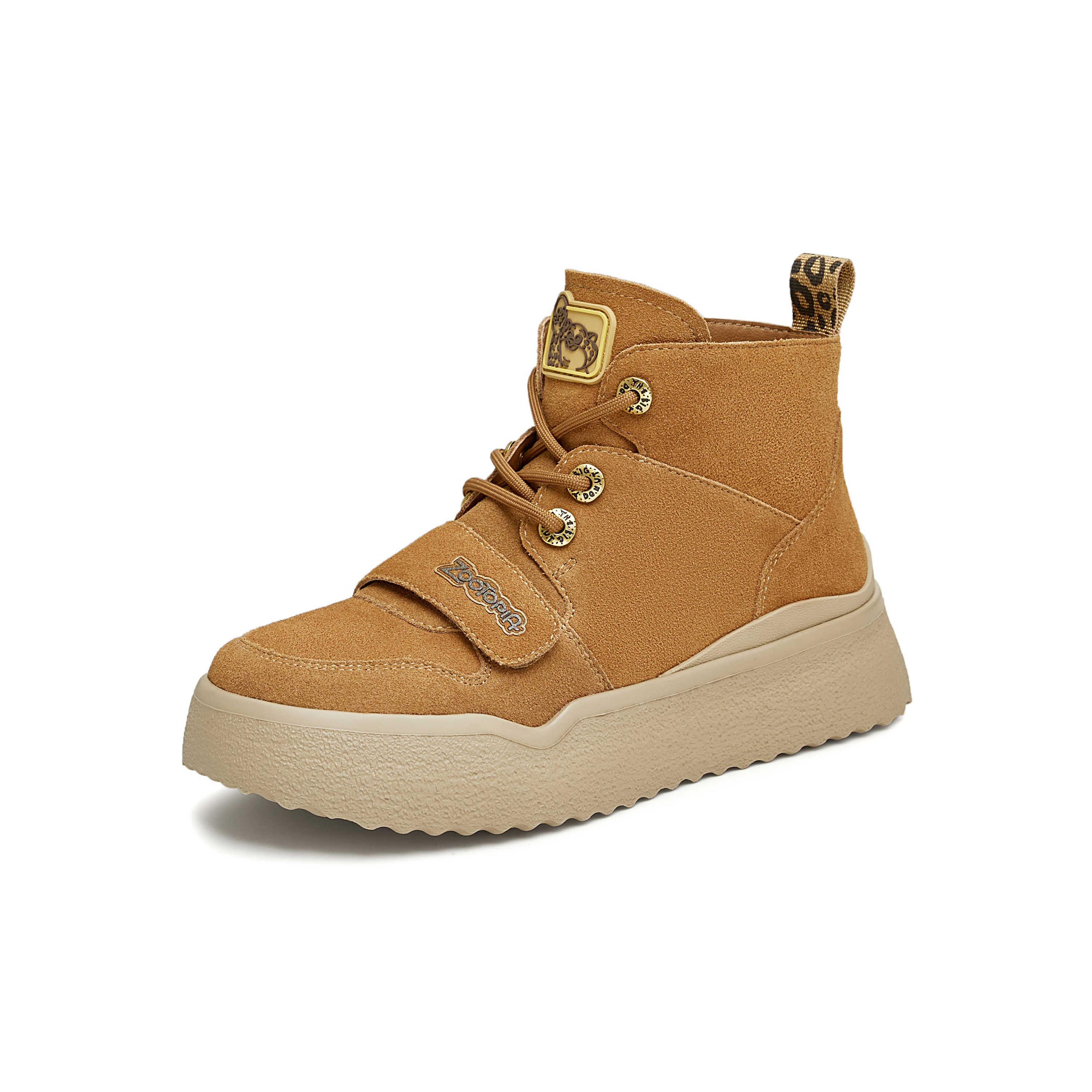 天美意2024冬新款商场同款疯狂动物城联名复古女雪地靴CPP45DD4