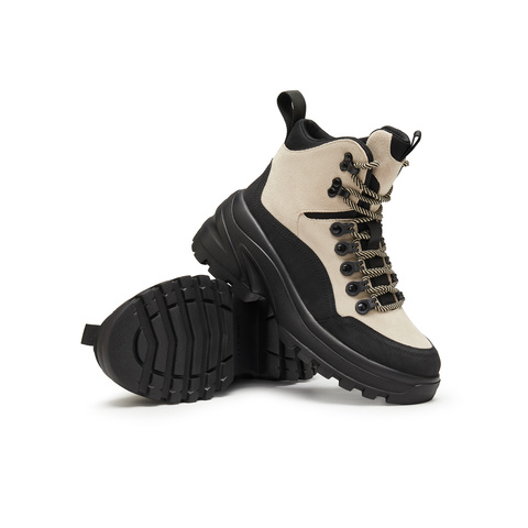 天美意2024冬新款商场同款厚底运动休闲工装户外靴女靴BK081DD4