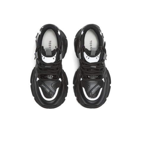 天美意2024冬新款商场同款厚底潮酷时尚休闲鞋女老爹鞋CJ820DM4