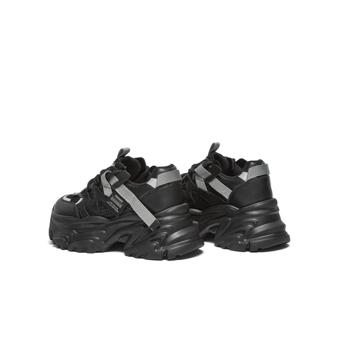 天美意2024冬新款商场同款厚底潮酷时尚休闲鞋女老爹鞋CJ820DM4