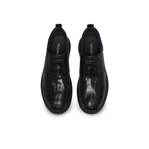 天美意2024冬新款商场同款一脚蹬商务休闲男休闲皮鞋EWX02DD4