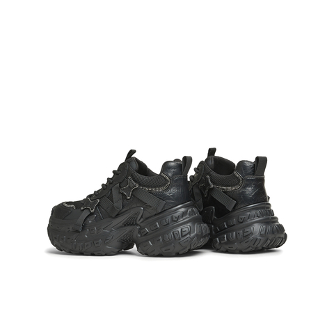 天美意2024冬新款时尚休闲百搭复古厚底运动女老爹鞋KG058DM4