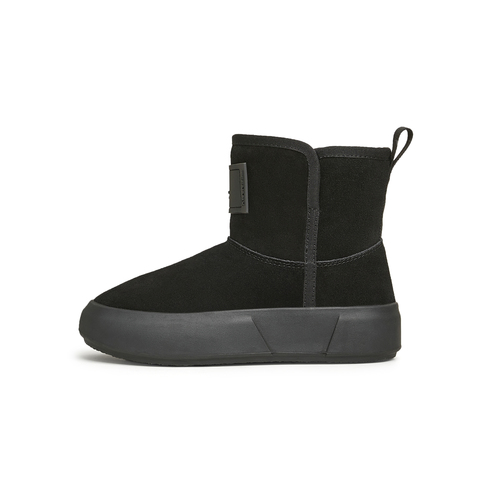 天美意2024冬新款厚底时尚加绒雪地靴保暖休闲百搭女靴KXD18DD4