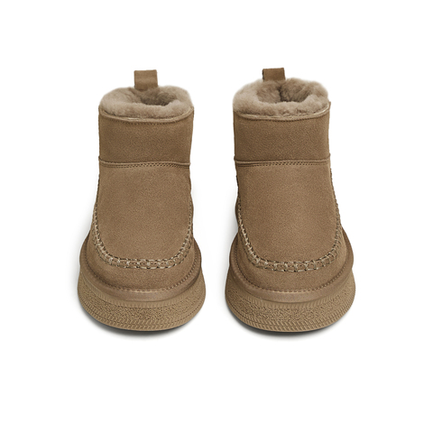 天美意2024冬新款商场同款时尚百搭毛绒保暖女雪地靴CSH42DD4