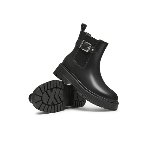 天美意2024冬新款商场同款疯狂动物城联名英伦女切尔西靴CQ940DD4