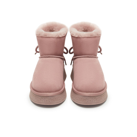 天美意2024冬新款商场同款毛绒保暖时尚百搭女雪地靴CSH43DD4