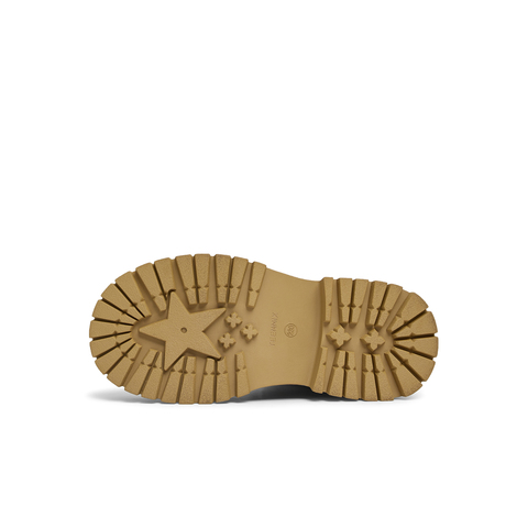 天美意2024冬新款翻盖靴子系带百搭休闲复古女马丁靴BK361DD4