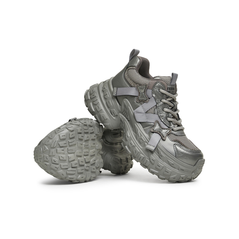 天美意2024冬新款时尚休闲百搭复古厚底运动女老爹鞋KG058DM4