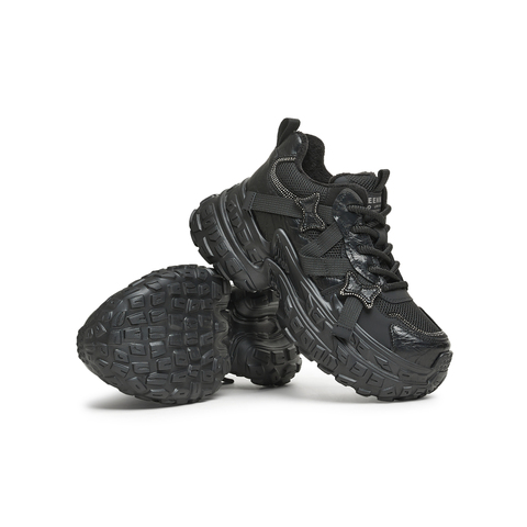 天美意2024冬新款时尚休闲百搭复古厚底运动女老爹鞋KG058DM4