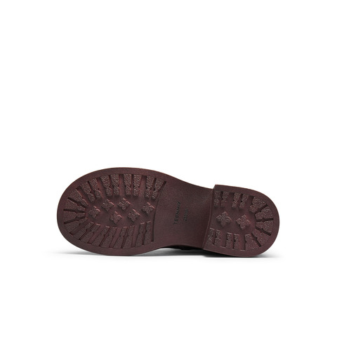 天美意2024冬新款厚底复古潮酷机车风休闲百搭女骑士靴KXZ01DZ4