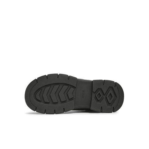 天美意2024冬新款厚底户外工装马丁靴潮酷拼色女短靴KGX11DD4