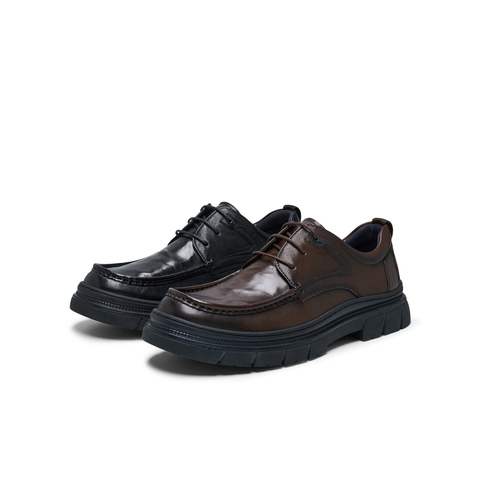 天美意2024冬新款商场同款通勤厚底复古风男休闲鞋EWW01DM4