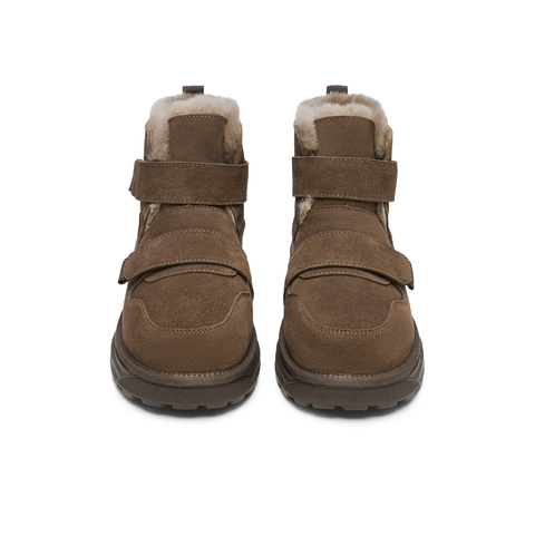 天美意2024冬新款百搭工装街头潮酷增高男休闲户外靴XD009DD4