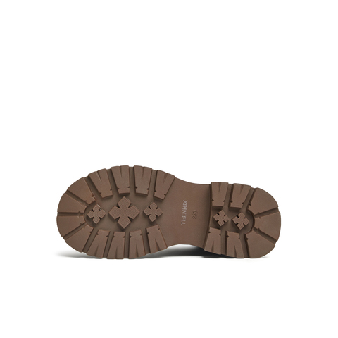 天美意2024冬新款商场同款后拉链百搭厚底百搭女弹力靴BK671DD4