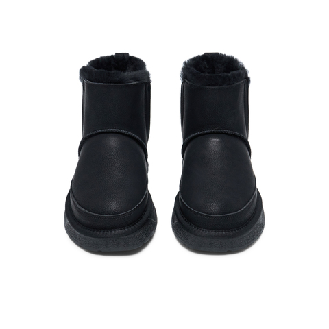 天美意2024冬新款商场同款短靴厚底百搭保暖男雪地靴3TB01DZ4