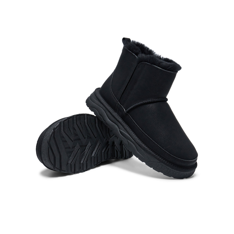 天美意2024冬新款商场同款短靴厚底百搭保暖男雪地靴3TB01DZ4