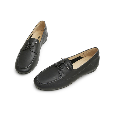 天美意2024秋新款舒适通勤文艺休闲简约风女单鞋AH003CM4