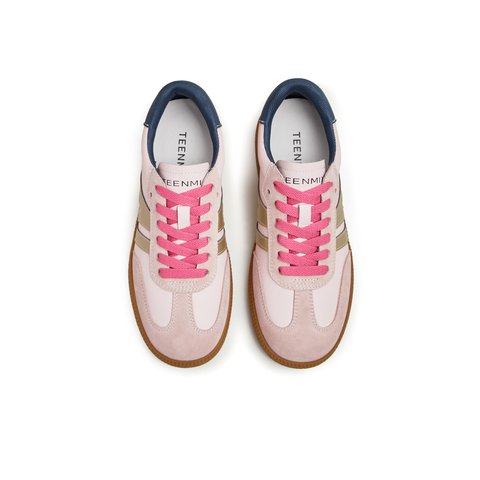 天美意2024秋新款复古休闲百搭阿甘德训鞋女休闲鞋AI021CM4