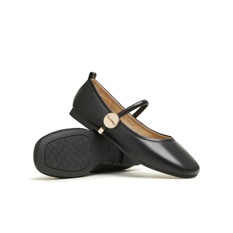 天美意2024秋新款时尚休闲优雅复古百搭浅口女玛丽珍鞋KM013CQ4