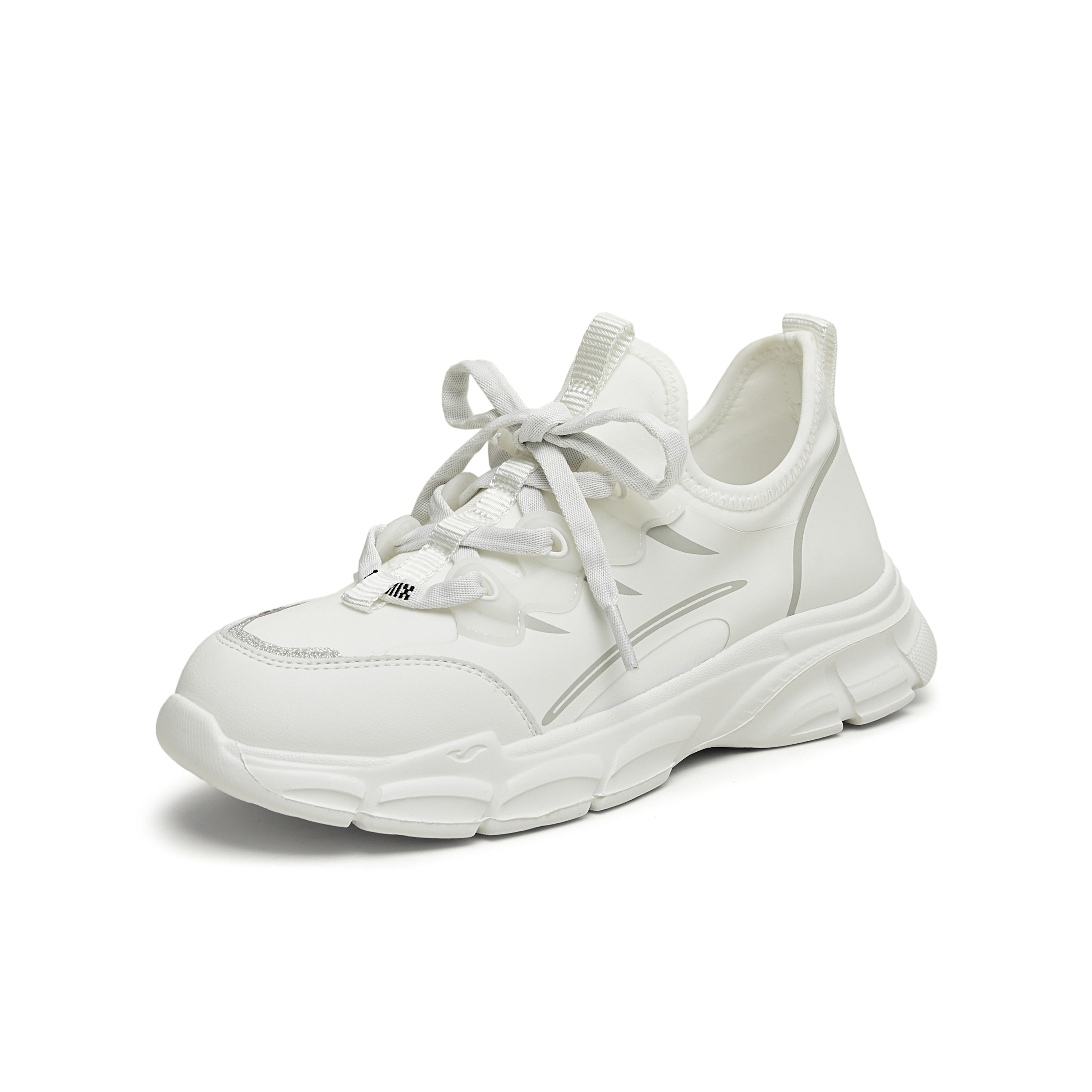 天美意2025春新款商场同款厚底轻便舒适休闲鞋女老爹鞋BI842AM5