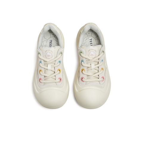 天美意2025春新款商场同款厚底拼色系带运动休闲女板鞋CP531AM5