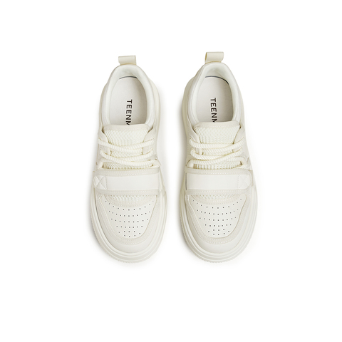 天美意2025春新款商场同款小白鞋时尚休闲女休闲板鞋BK281AM5