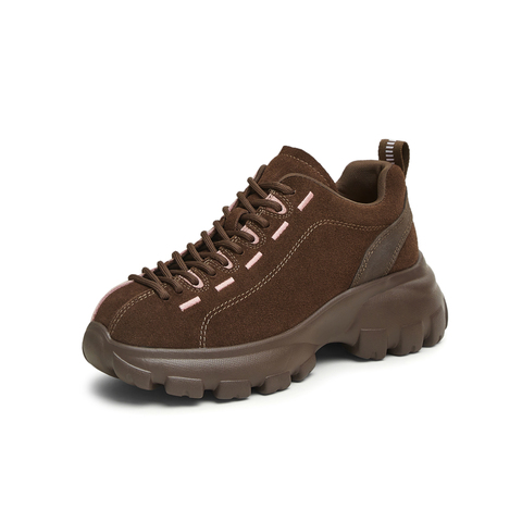 天美意2025春新款商场同款休闲系带百搭撞色女老爹鞋BK401AM5