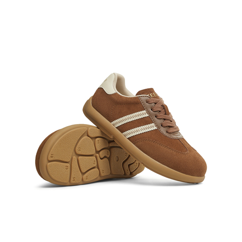 天美意2025春新款商场同款毛绒保暖休闲复古女德训鞋BK551AM5