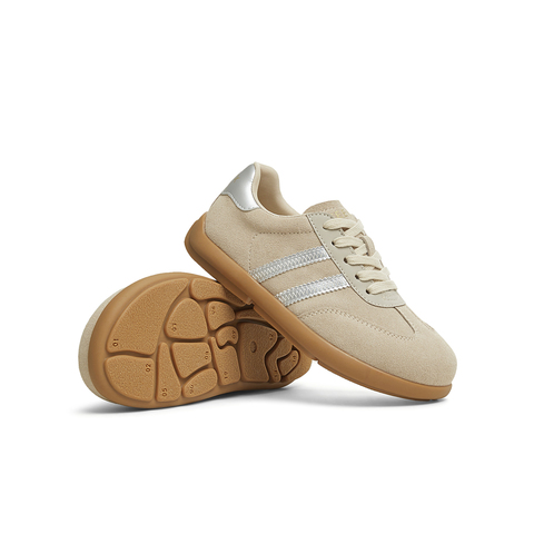 天美意2025春新款商场同款毛绒保暖休闲复古女德训鞋BK551AM5