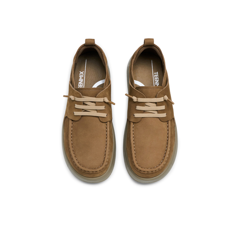 天美意2025春新款商场同款百搭系带休闲通勤男工装鞋EYB04AM5