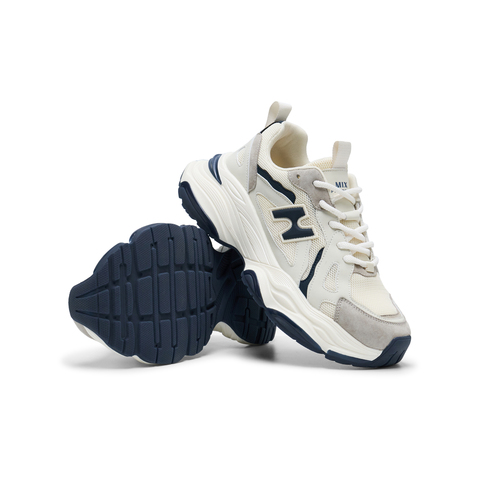 天美意2025春新款厚底舒适百搭系带休闲通勤男老爹鞋LDX24AM5