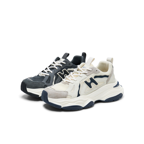 天美意2025春新款厚底舒适百搭系带休闲通勤男老爹鞋LDX24AM5