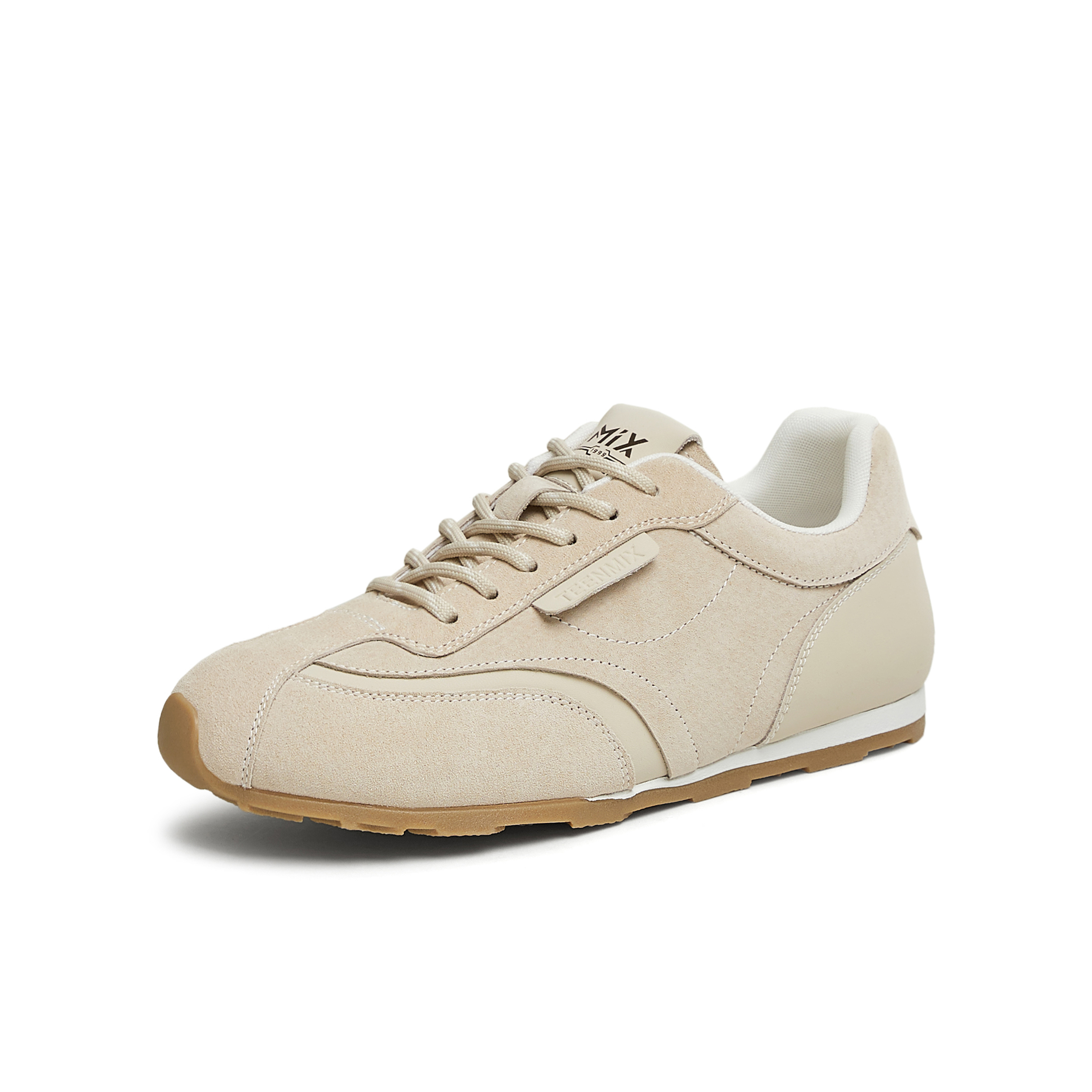 天美意2025春新款休闲系带平底复古运动鞋百搭女阿甘鞋KG072AM5