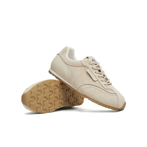 天美意2025春新款休闲系带平底复古运动鞋百搭女阿甘鞋KG072AM5