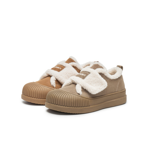 天美意2025春新款商场同款厚底百搭毛绒可爱女毛毛鞋BK521AM5