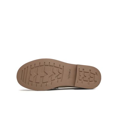 天美意2025春新款商场同款jk百搭时尚通勤女乐福鞋CXC48AA5