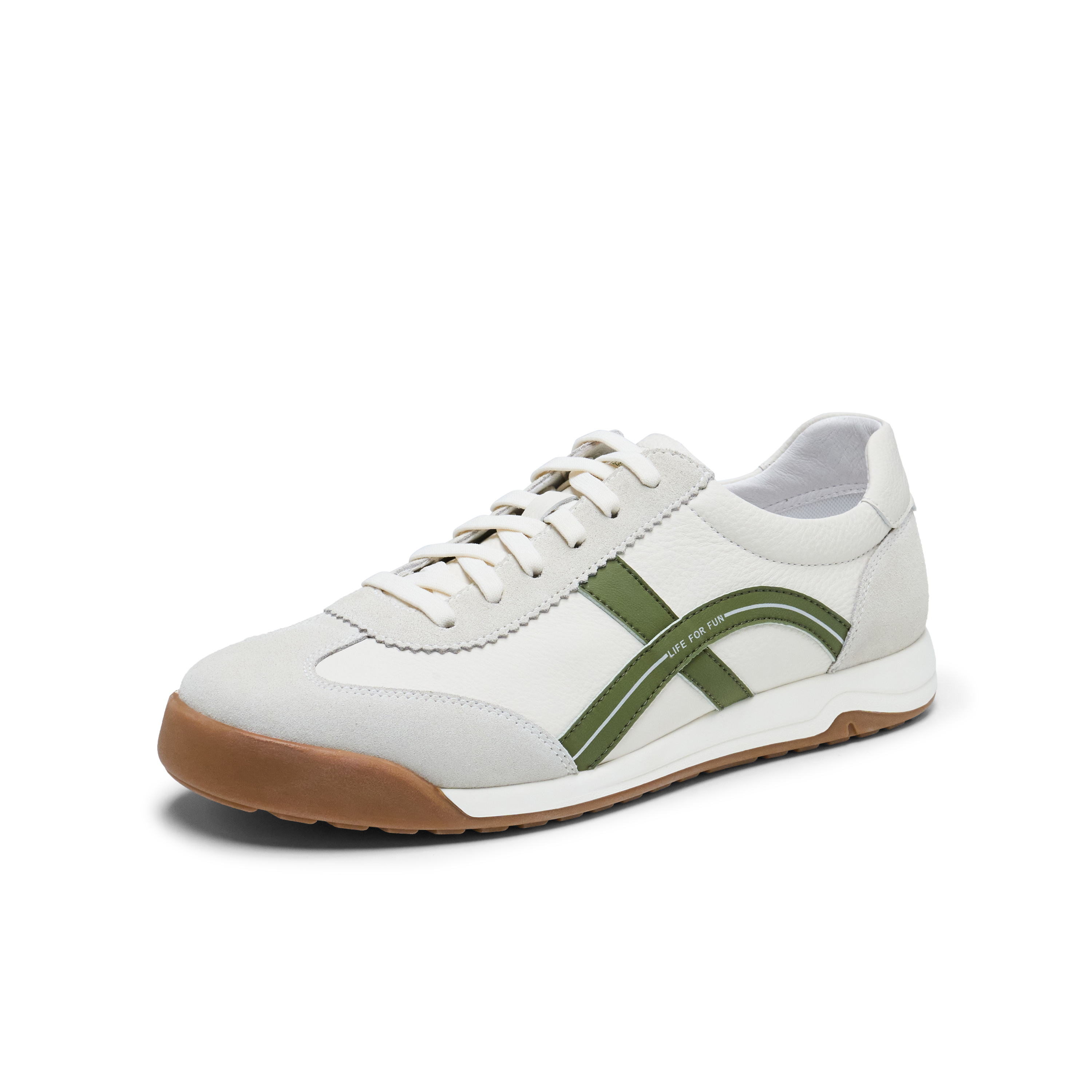 天美意2025春新款商场同款休闲系带舒适通勤男德训鞋EVK12AM5