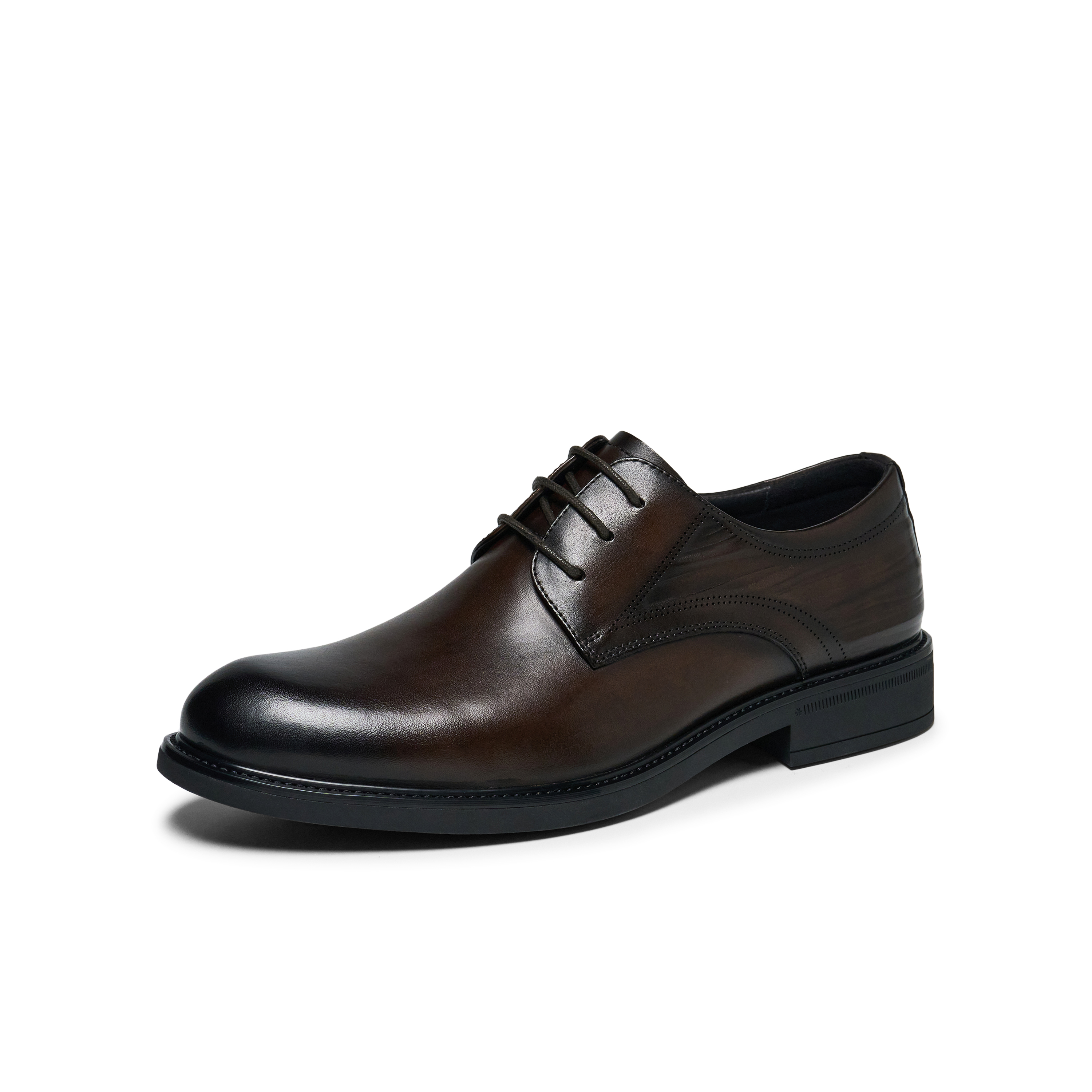 天美意2025春新款商场同款通勤商务英伦男正装皮鞋3TP01AM5