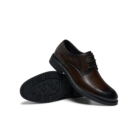 天美意2025春新款商场同款通勤商务英伦男正装皮鞋3TP01AM5