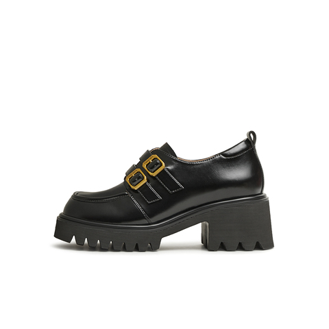 天美意2025春新款商场同款通勤百搭一脚蹬女牛津鞋CHO33AM5