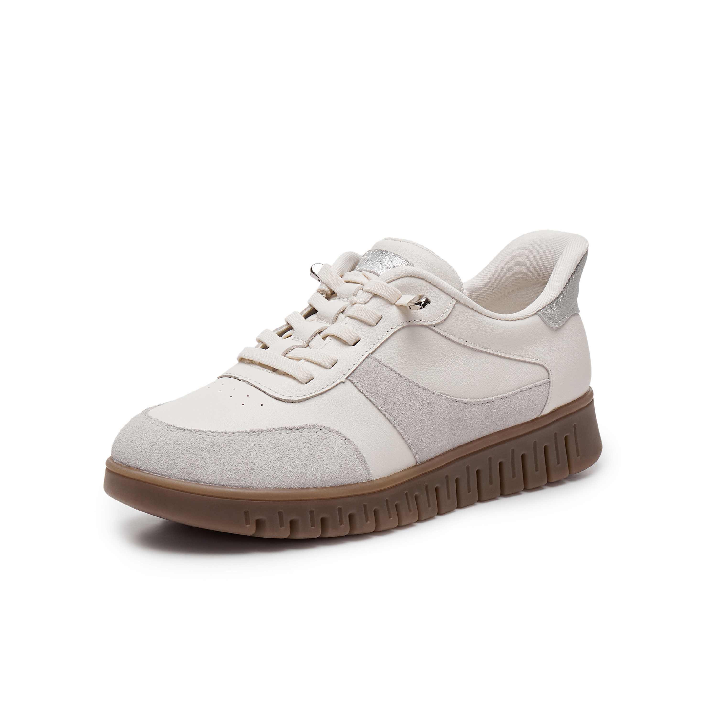 天美意2024冬新款商场同款休闲系带平底女舒适满帮鞋CMA29AM5