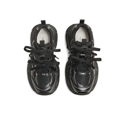 天美意2025春新款商场同款厚底百搭系带增高女老爹鞋BK311AM5