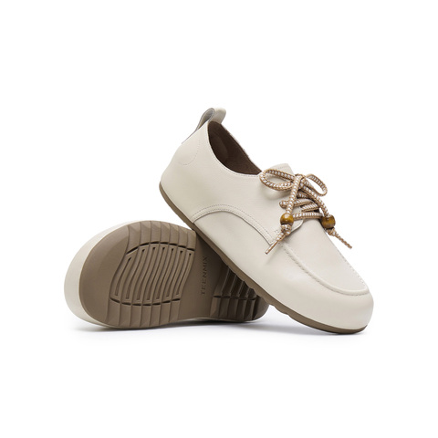 天美意2025春新款商场同款软木鞋复古百搭系带女勃肯鞋CHS24AM5