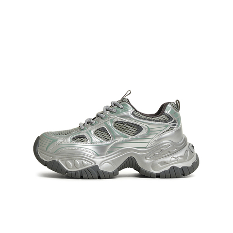 天美意2025春新款商场同款休闲系带厚底百搭女老爹鞋BK661AM5