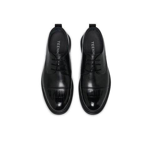 天美意2025春新款商场同款百搭商务通勤男正装皮鞋3TY01AM5