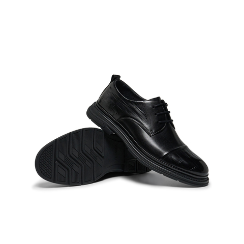 天美意2025春新款商场同款百搭商务通勤男正装皮鞋3TY01AM5