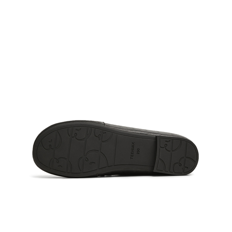 天美意2025春新款时尚通勤百搭优雅休闲法式女乐福鞋BK461AA5