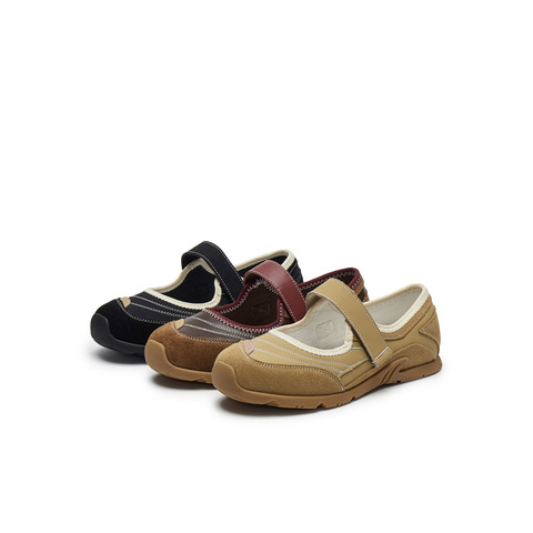 天美意2025春新款复古百搭通勤时尚魔术贴女玛丽珍鞋KH002AQ5