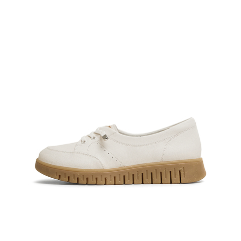 天美意2025春新款商场同款法式休闲英伦复古女牛津鞋CMA13AA5